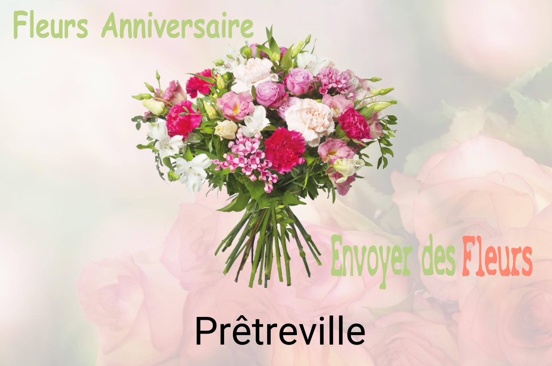 Bouquet de fleurs d’anniversaire livré à Prêtreville